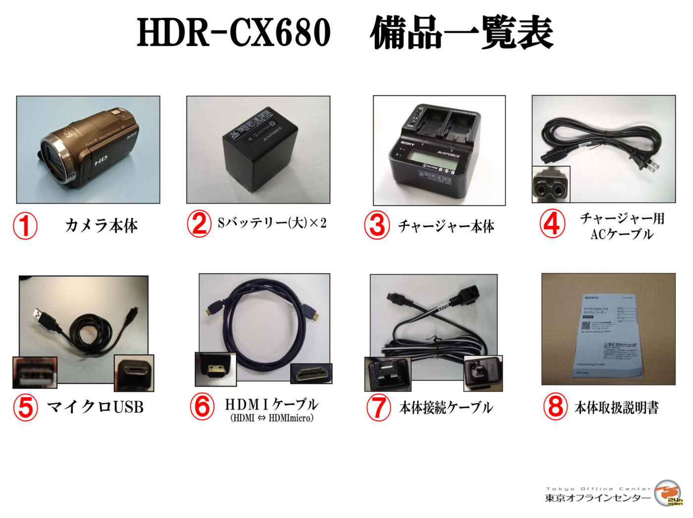 カラー２台 SONY デジタルHDカム Handycam CX680