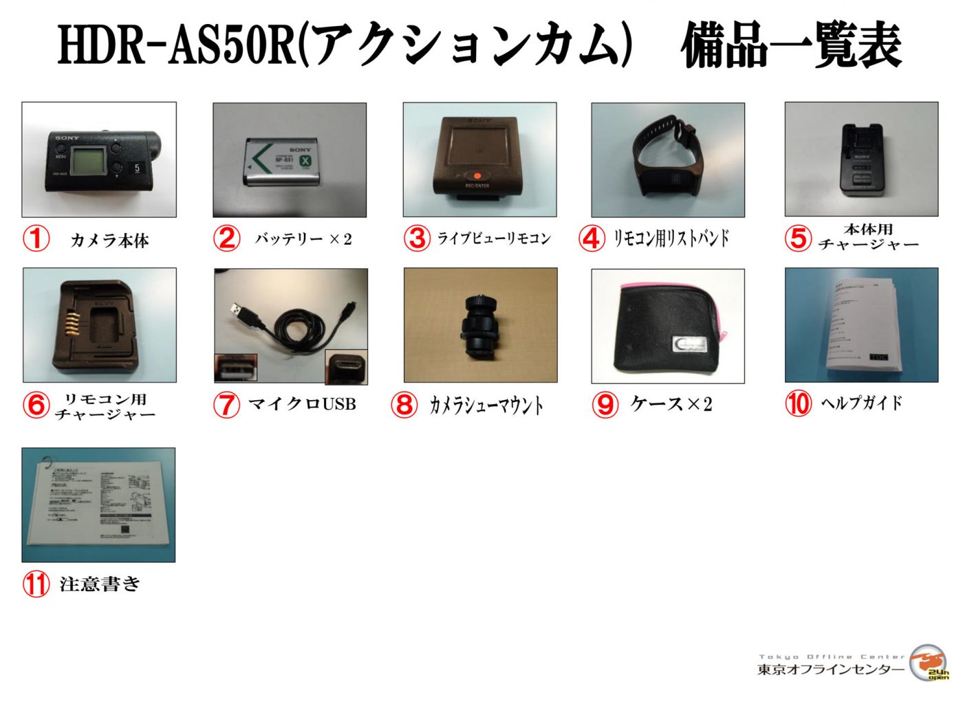 SONY アクションカム (HDR-AS50R)｜撮影機材レンタルからポスプロ・MA